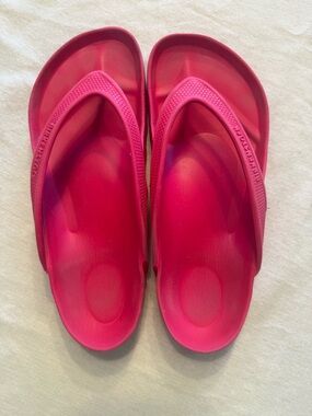 Birkenstock Bright Pink Foam Flip-Flops